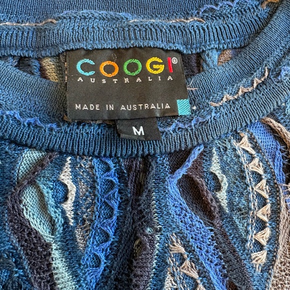 COOGI Blue Knit Sweater